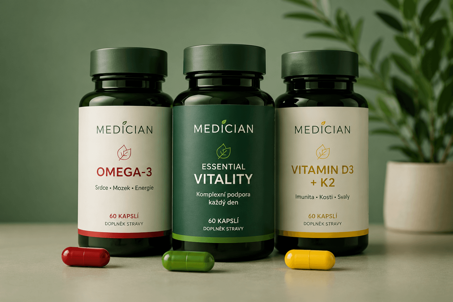 MEDICIAN vitamíny a suplementy pro dlouhověkost